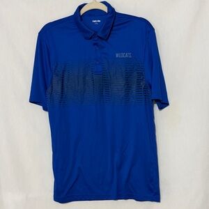 Colloseum Wildcats Blue Performance Polo Shirt, Size M, EUC, MAKE AN OFFER!!!